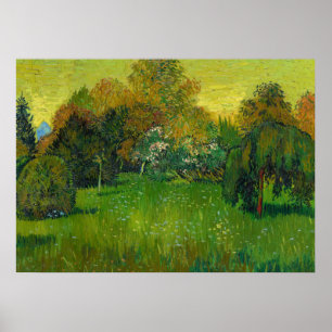 Affiche Le jardin des poètes, 1888 par Vincent van Gogh