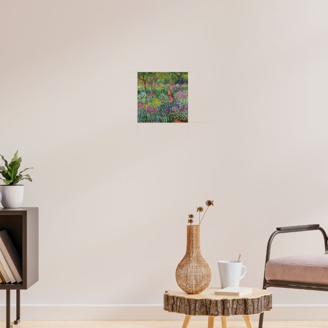 Affiche Le jardin d'Iris à Giverny par Claude Monet (Salon 3)