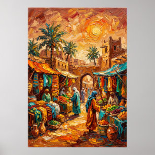 Affiche Le jardin du crépuscule de l'art mural des racines