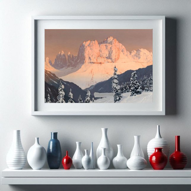 Affiche Le Jardin Rose de Saint Cyprian (Créateur téléchargé)