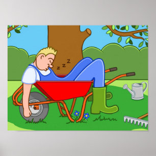 Affiche Le jardinier