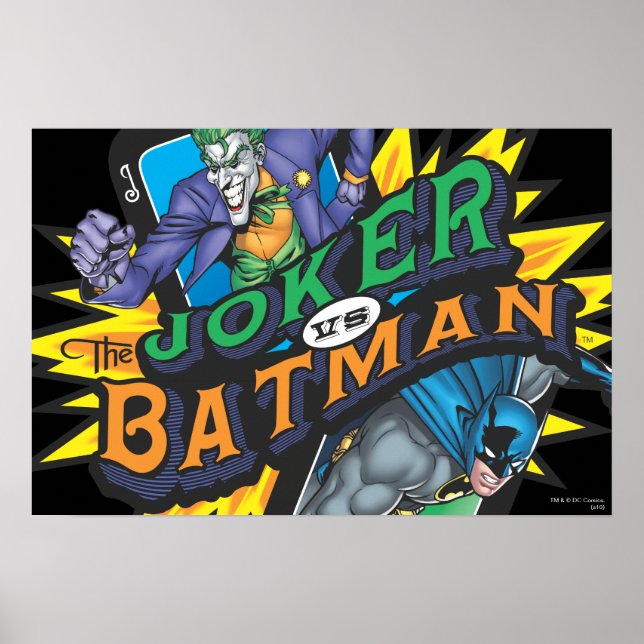 Affiche Le Joker Vs Batman (Devant)