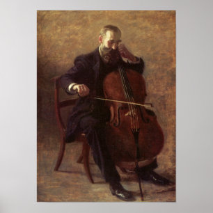 Affiche Le joueur de violoncelle