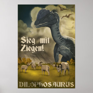 Affiche Le jour J de Dino : Dilophosaurus