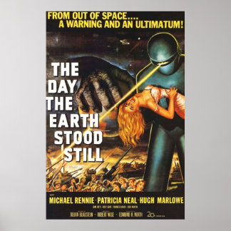 Affiche Le Jour Où La Terre Est Restée