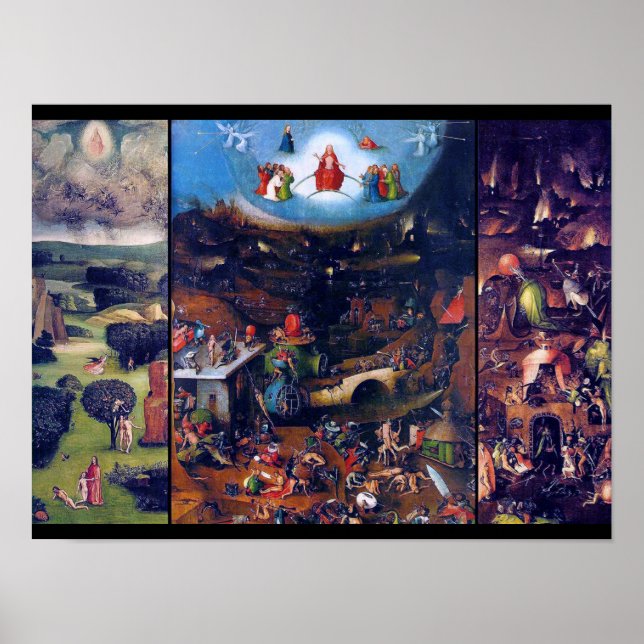 Affiche Le jugement Dernier, Bosch (Devant)