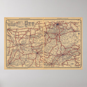 Affiche Le Kentucky, Tennessee 3