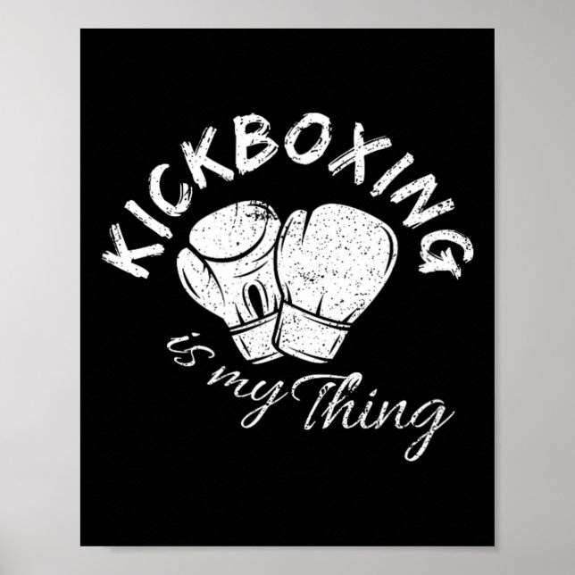 Affiche Le kickboxing est ma chose  (Devant)