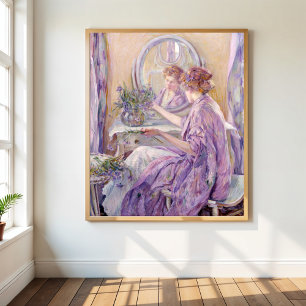 Affiche Le Kimono Violet
