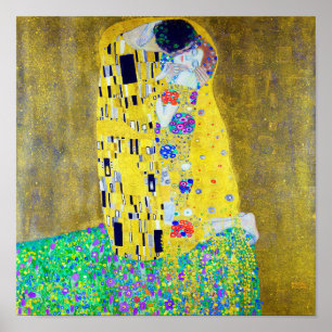 Affiche Le Kiss, Gustav Klimt