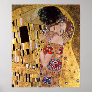 Affiche Le Kiss, Gustav Klimt
