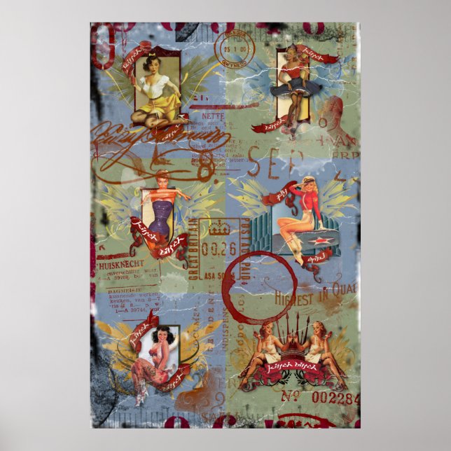 Affiche Le Kitsch Bitsch : Détruit Kitsch Bitsch Pin-Ups (Devant)