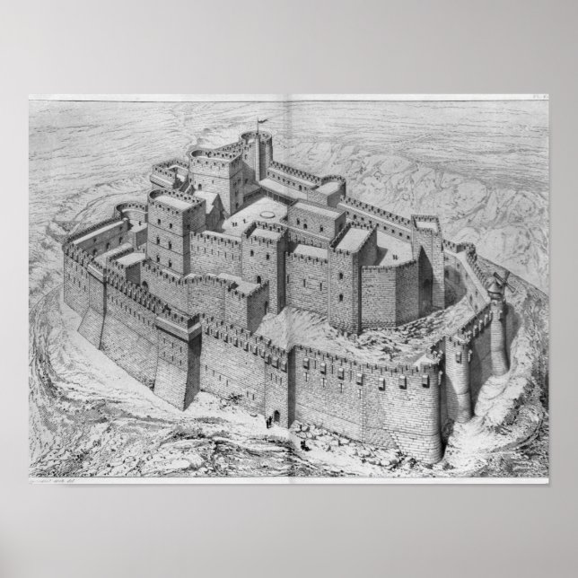 Affiche Le Krak des Chevaliers, reconstruction (Devant)