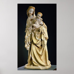 Affiche Le Krumauer Madonna, c.1400