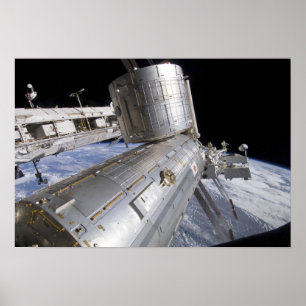 Affiche Le laboratoire japonais de Kibo de module