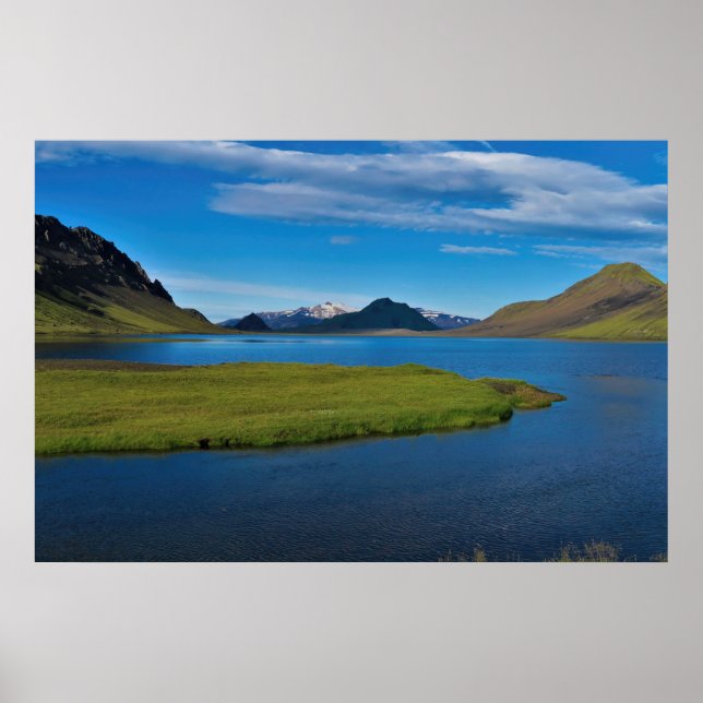 Affiche Le lac Alftavatn (Devant)