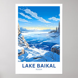 Affiche Le lac Baïkal Russie Imprimer