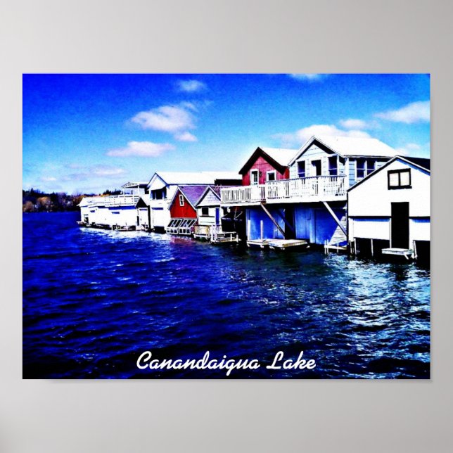 Affiche Le lac Canandaigua (Devant)