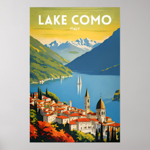 Affiche Le lac de Côme