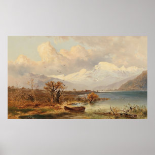 Affiche Le lac de Haider – Emil Barbarini