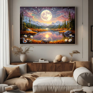 Affiche Le Lac de Rêve Enchanté