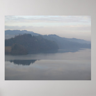 Affiche Le lac de Tchorsztynskie Pieniny