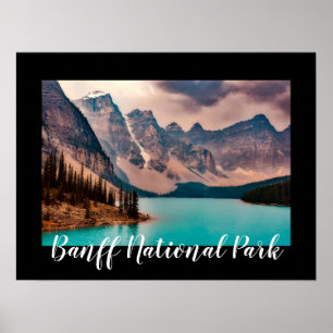 Affiche Le lac du parc national Banff