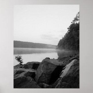 Affiche Le lac et la brume