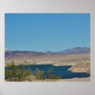 Affiche Le lac Mead Nevada