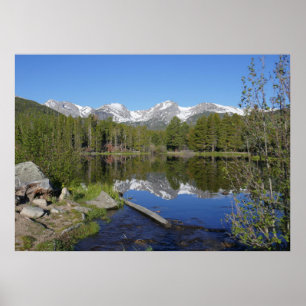 Affiche Le lac Sprague II du parc national Rocky Mountain