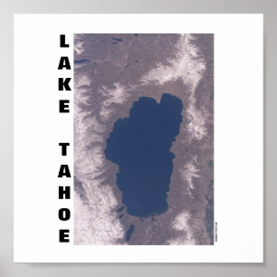 Affiche Le lac Tahoe