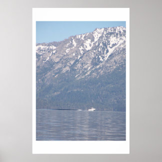 Affiche Le lac Tahoe