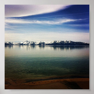 Affiche Le lac Tahoe