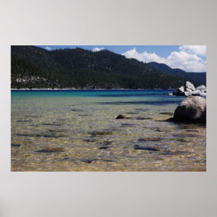Affiche Le lac Tahoe