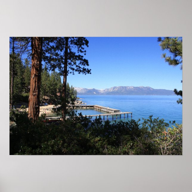 Affiche Le lac Tahoe (Devant)