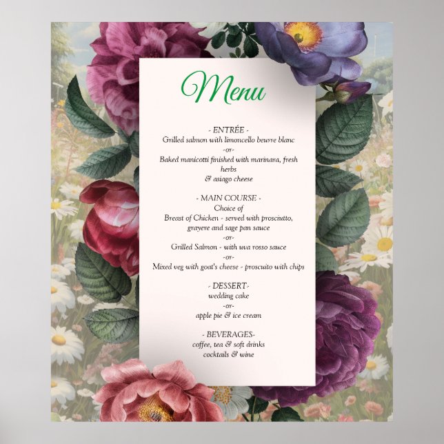 Affiche Le langage des fleurs (Devant)