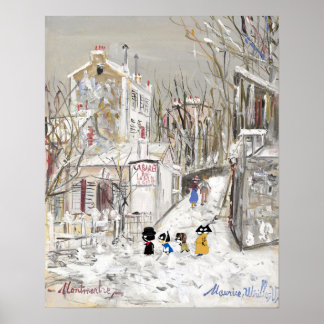 Affiche Le Lapin Agile es Ses Habitues