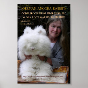 AFFICHE LE LAPIN ANGORA ALLEMAND MAG. S'AJOUTENT