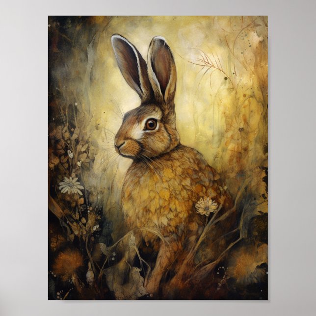 Affiche Le lapin Brown (Devant)