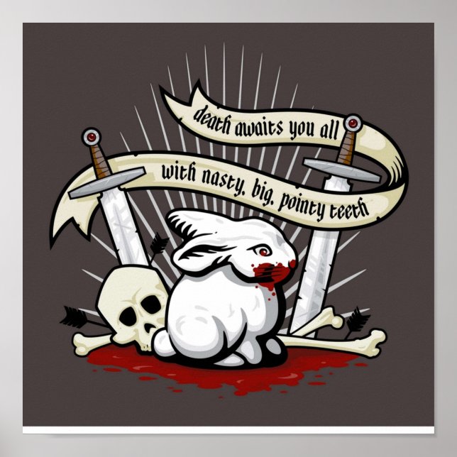 Affiche Le lapin de Caerbannog (Devant)