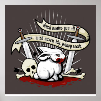 Affiche Le lapin de Caerbannog