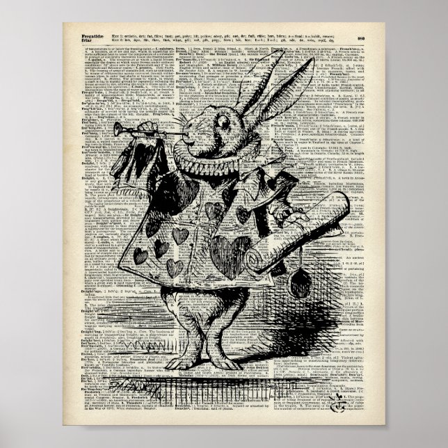 Affiche Le lapin de Whitte (Devant)