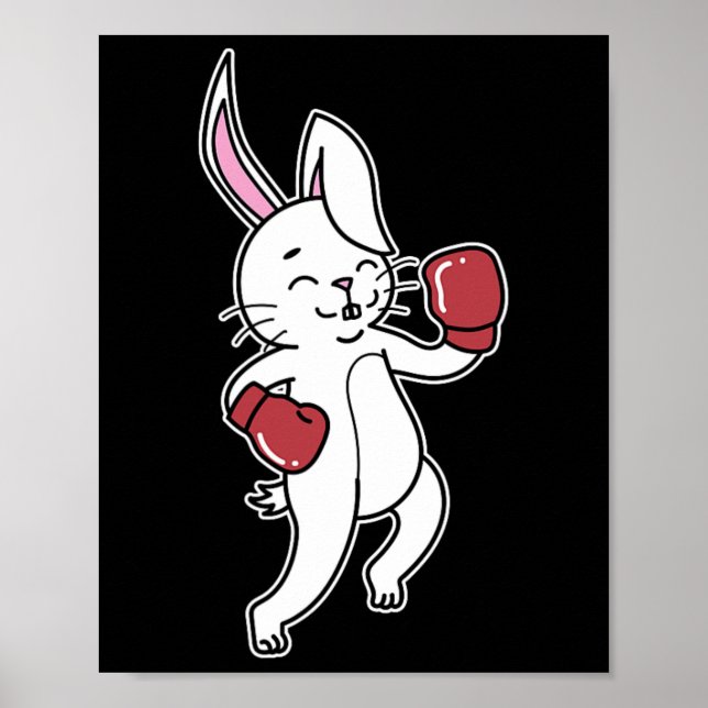Affiche Le lapin fait la boîte (Devant)