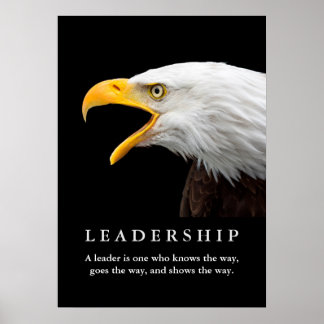 Affiche Le leadership motivationnel de l'aigle américain
