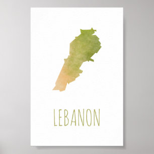 Affiche Le Liban