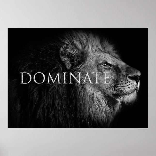 Affiche Le Lion Domine Comme Un Lion (Devant)