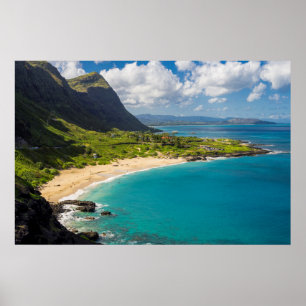 Affiche Le littoral de Makapuu Beach