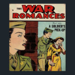 Affiche Le livre comique War Romantics<br><div class="desc">Vintage Romance Book poster is a perfect design for home decor and valentine day.</div>