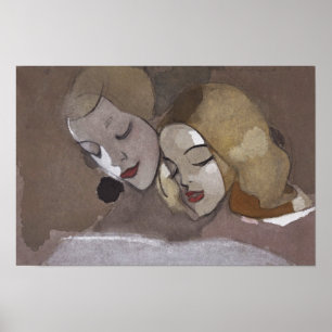 Affiche Le Livre d'Images, Helene Schjerfbeck Art Moderne