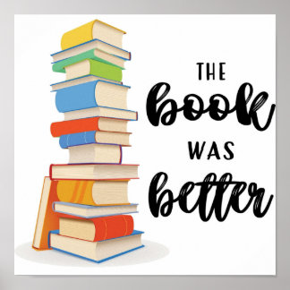 Affiche Le livre était meilleur